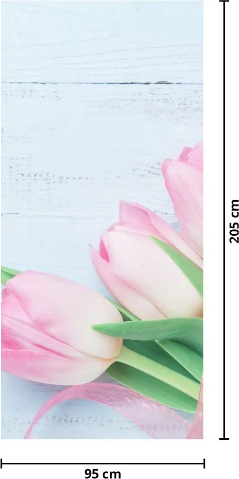 Fototapeta na drzwi - Bukiet tulipanów (95x205cm)
