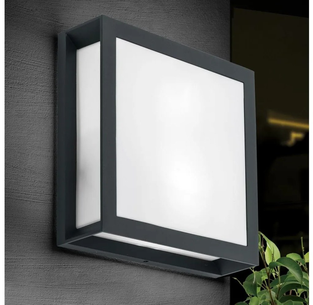 Orion - Lampa zewnętrzna HENRY 2xE27/15W/230V 26x26 cm IP44 antracyt