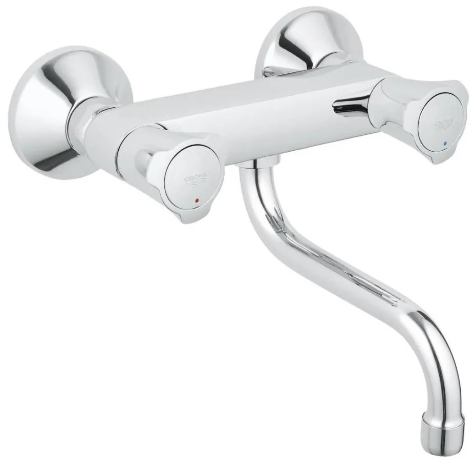 GROHE 31187001 - Ścienna bateria kuchenna do zlewu COSTA L 200 mm, chrom błyszczący