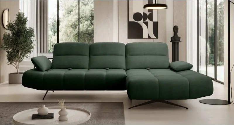 Narożnik FALCAO S układ L Prawostronny z funkcją RELAX w ktaninie AURORA 11 WERSAL