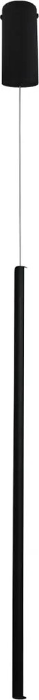 Czarna lampa wisząca LED wąska Linea No.1 PX1 120 cm 3K 19W