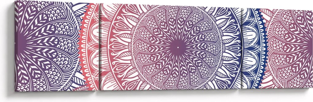 Obraz z mandali (170x50 cm)