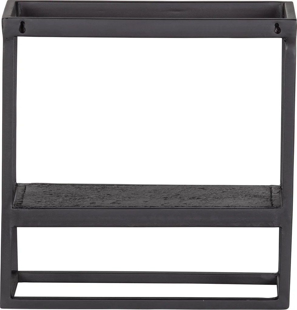 Metalowa półka CASTO 40x40 cm, czarna