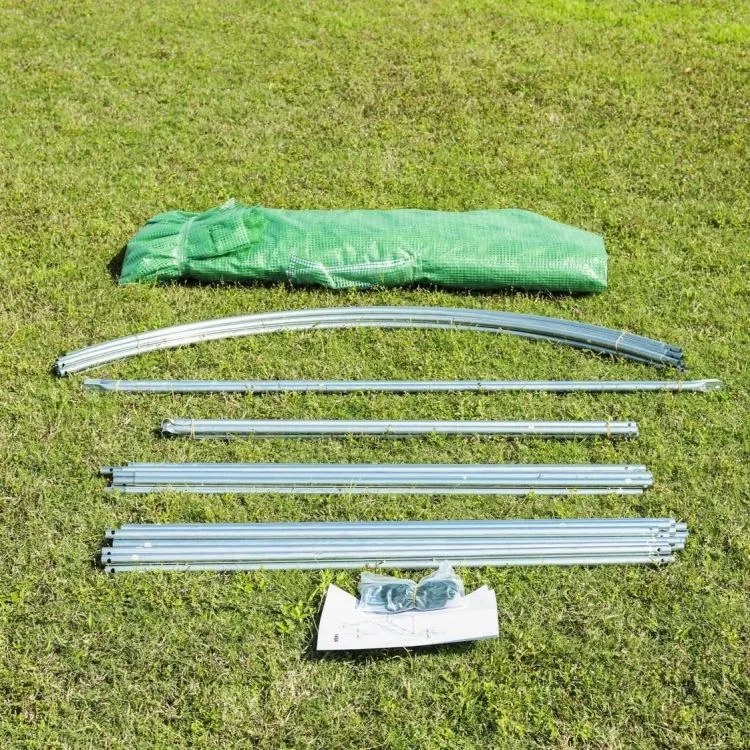 Tunel foliowy ogrodowy 2x3 m z oknami i moskitierą G890