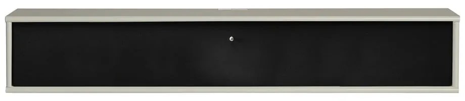Czarno-beżowa szafka pod TV 133x22 cm Mistral – Hammel Furniture