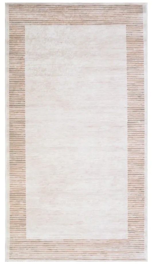 Brązowo–beżowy dywan Vitaus Hali Ruto, 50x80 cm