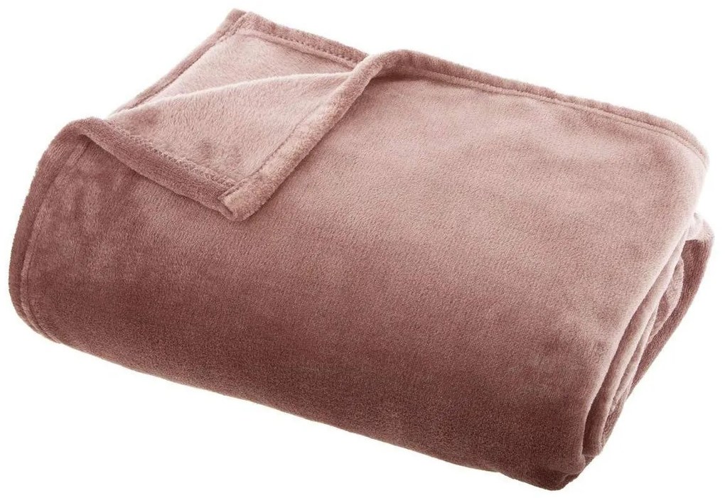 Koc pluszowy FLANEL UNI, 130 x 180 cm