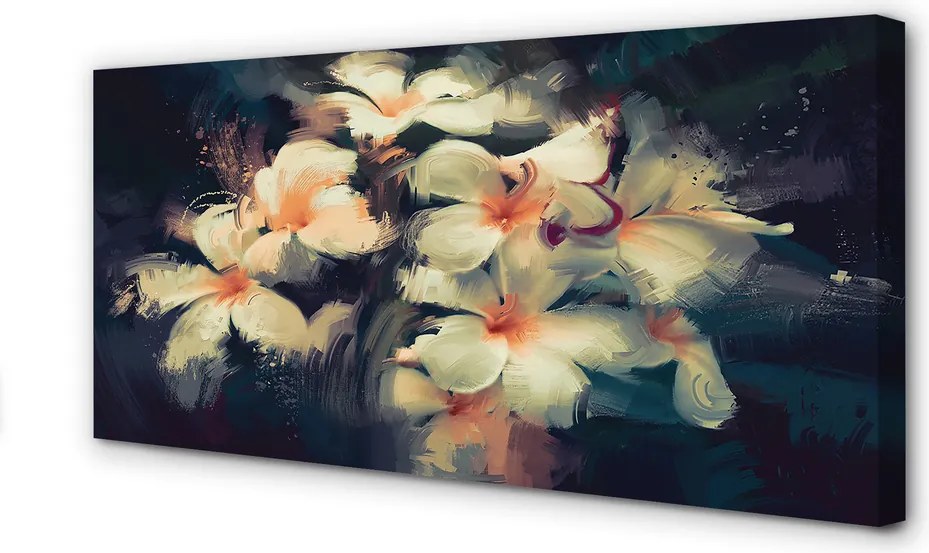 Obraz drukowany na płótnie Obraz Kwiatów