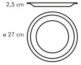 Tescoma Talerz płytki GUSTITO, 27 cm