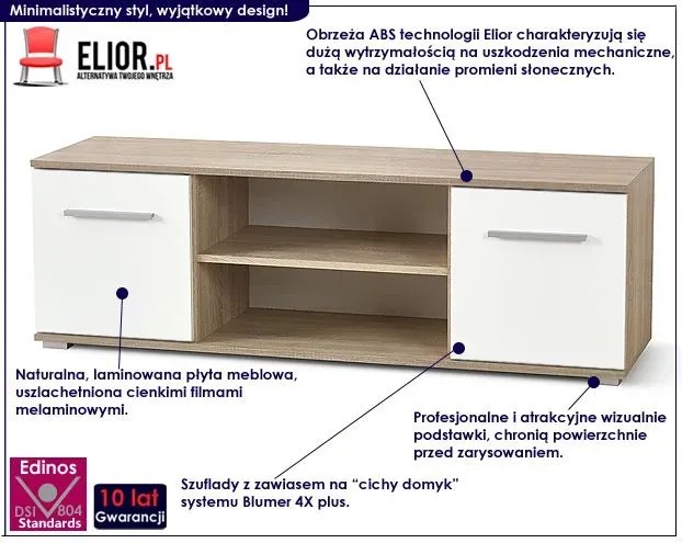 Szafka RTV pod telewizor Kaloe