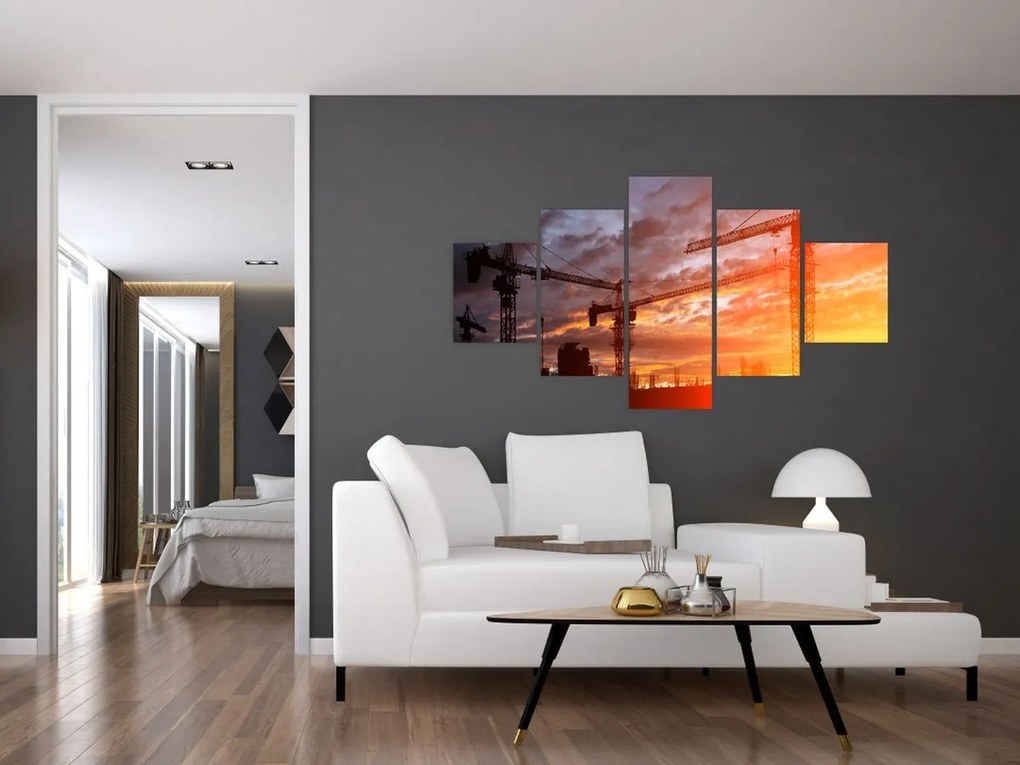 Obraz - Plac budowy (125x70 cm)