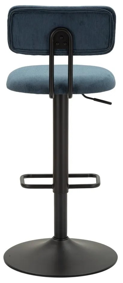 Morsko-czarny hoker z regulowaną wysokością (wysokość siedziska 61 cm) Tina – Mauro Ferretti