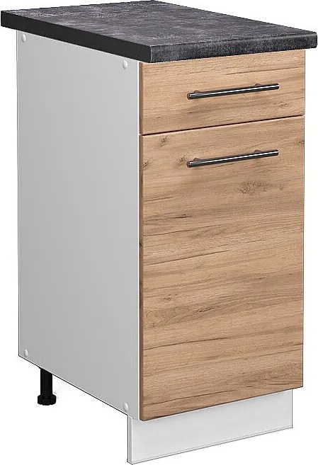 Szafka dolna do kuchni złoty dąb energetyczny 40x60x82 fame-line