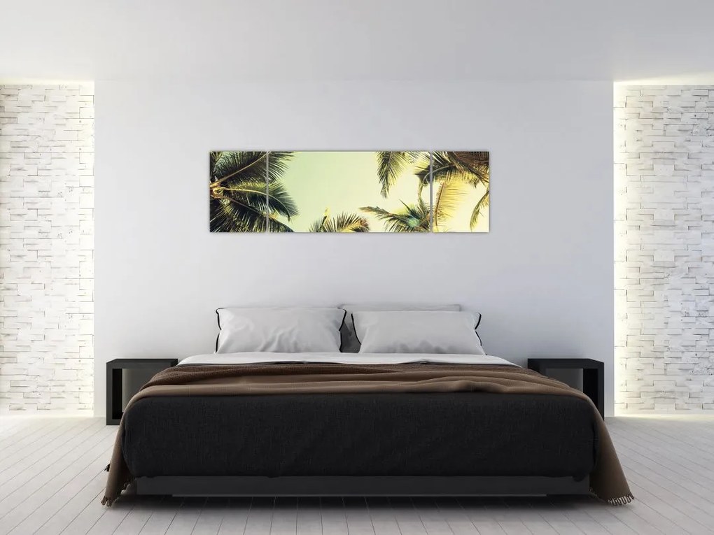 Obraz z palmami kokosowymi (170x50 cm)
