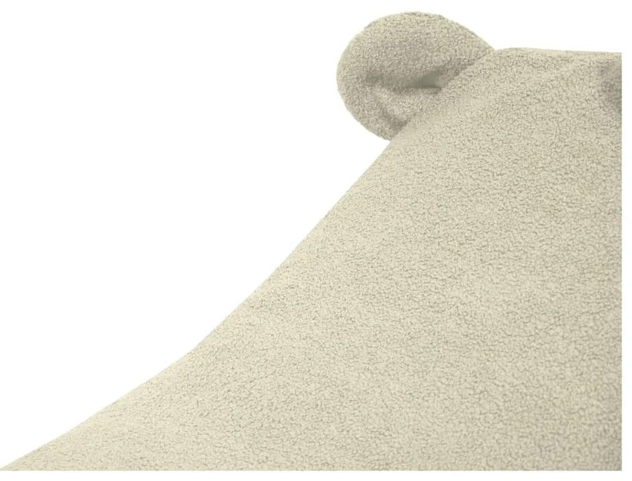 Jasnoszary dziecięcy worek do siedzenia z materiału bouclé Snug 80 Bear – SLOWDOWN
