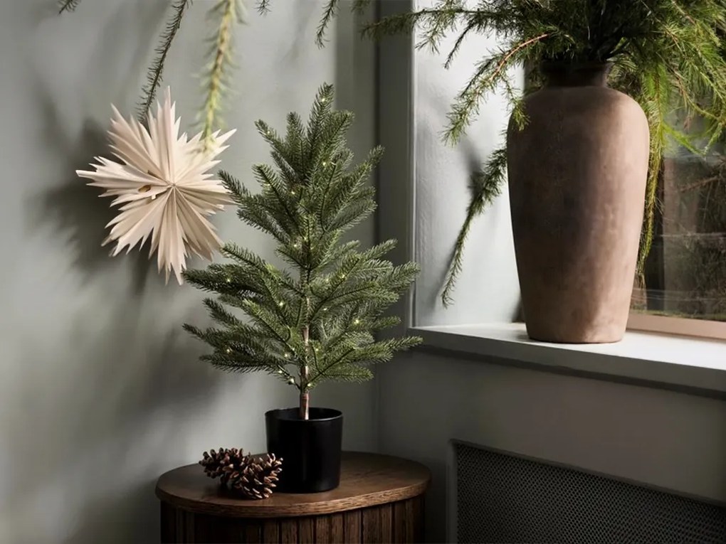 Sztuczna choinka NORDIC z oświetleniem LED, 60 cm