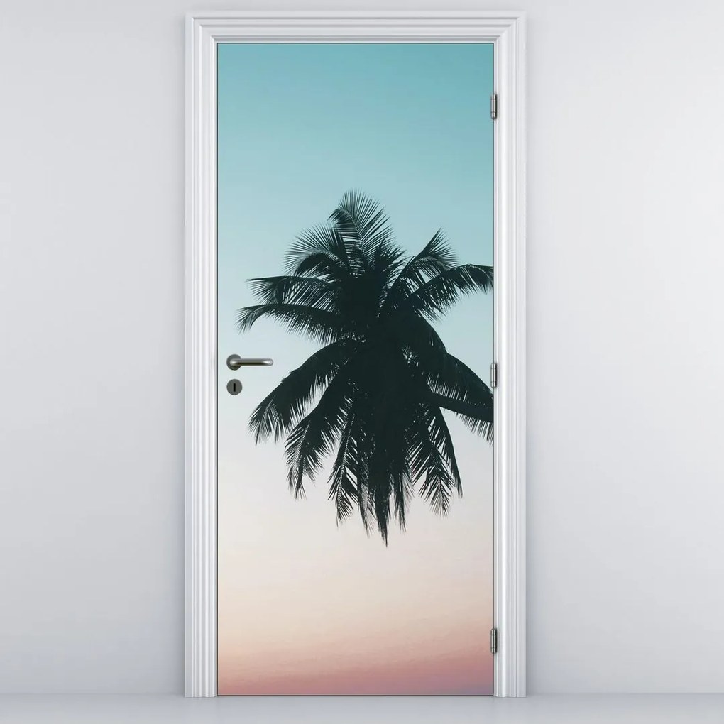 Fototapeta na drzwi - Palma na Bali (95x205cm)