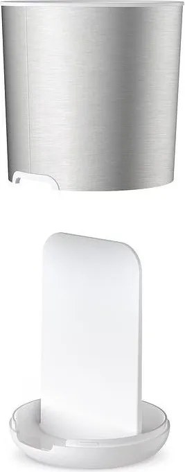 Kubek na szczoteczki do zębów ze stali nierdzewnej w kolorze srebra Duo Steel – Joseph Joseph