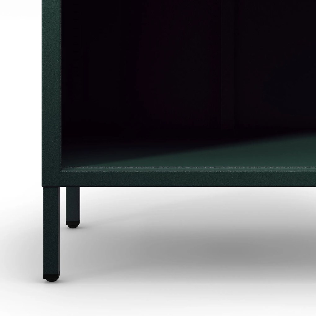 Regał na książki MARIO, 500 x 1800 x 350 mm, Modern: butelkowa zieleń