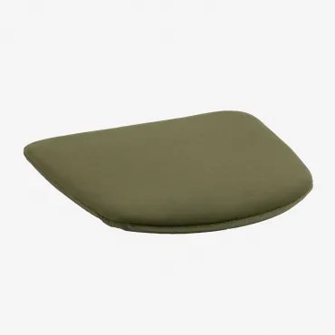 Poduszka 31x31 Cm Na Krzesło Tapicerowane Lix Aksamitny Verde Caqui - Sklum