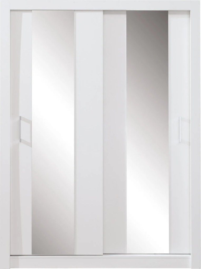 Szafa Przesuwna MIRA 160 cm z Lustrem Szafa Dwudrzwiowa