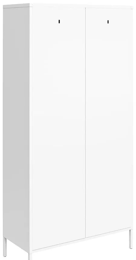 Biała metalowa szafa 90x185 cm Mission District – Støraa
