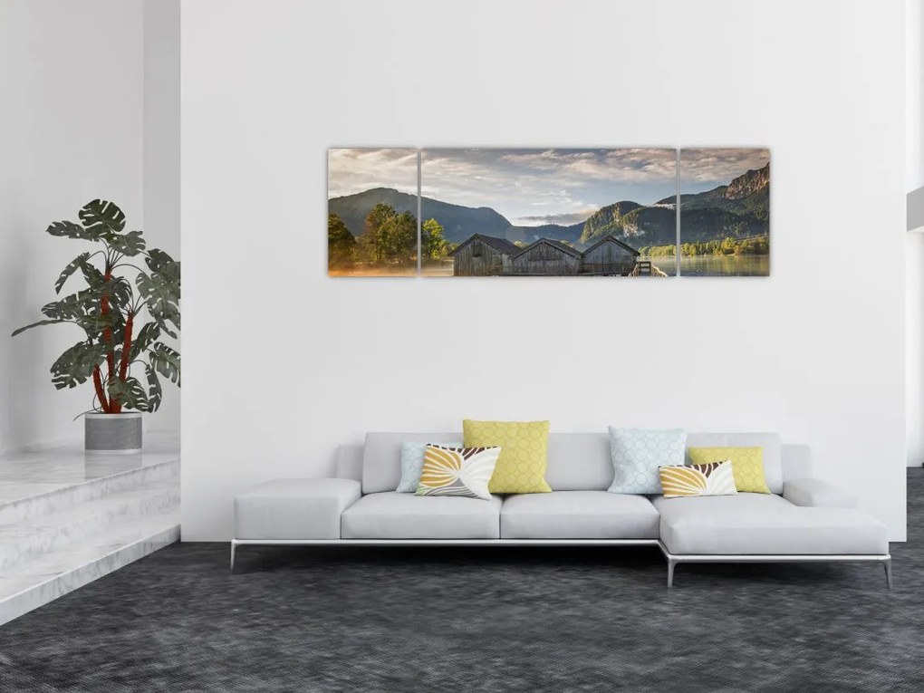Obraz jeziora (170x50 cm)