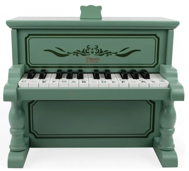 Classic world pianinko vintage + książeczka do nauki