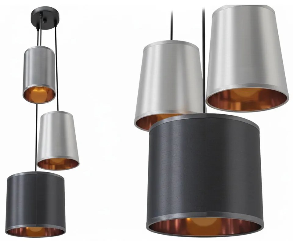 Lampa sufitowa nowoczesna APP971-3cp Mix kolorów