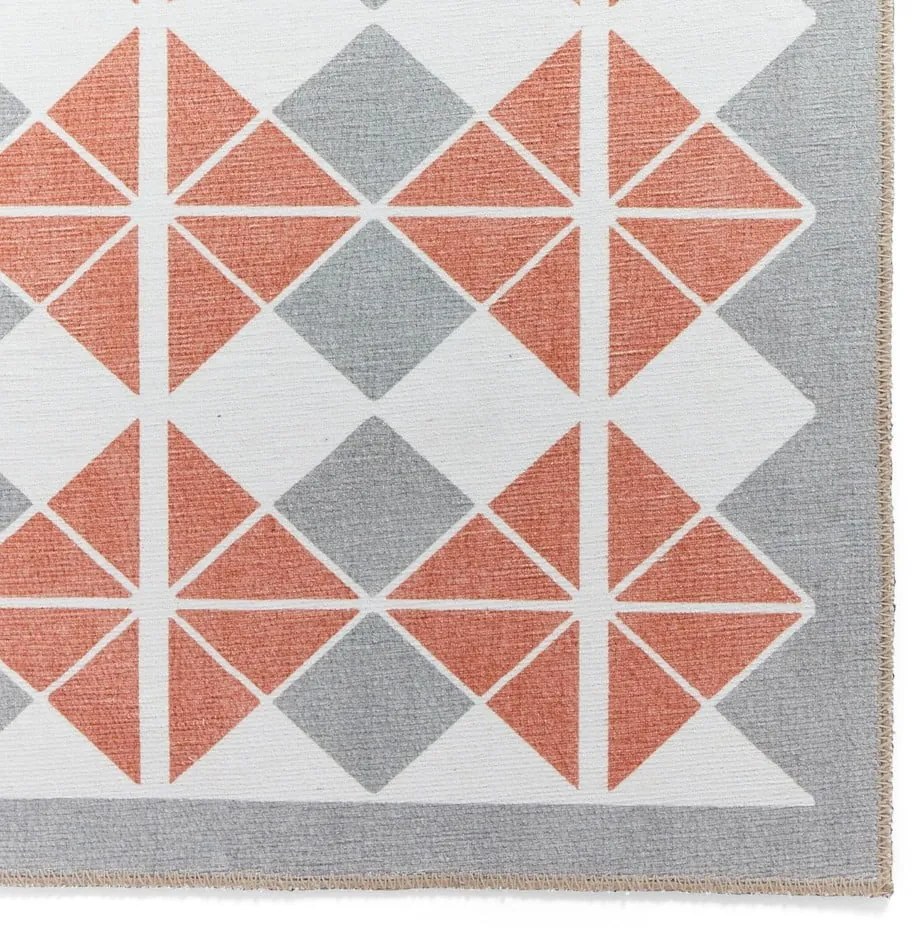 Pomarańczowo-szary chodnik odpowiedni do prania 61x170 cm Victoria Orange – Think Rugs
