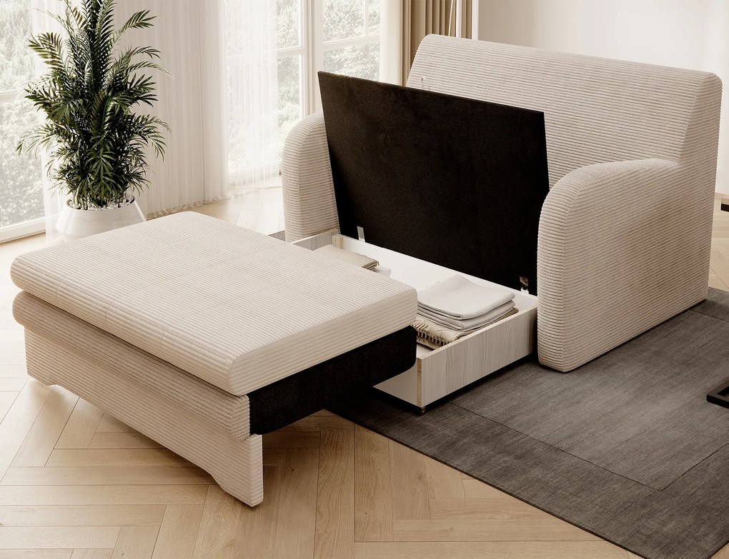 Rozkładana 2-osobowa sofa ARIO JARELL, beżowa