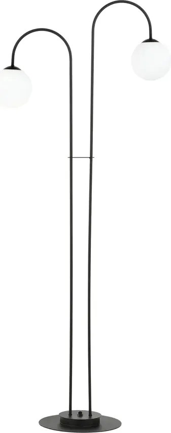 Nowoczesna lampa podłogowa z mlecznymi kloszami - D117 M6-D17