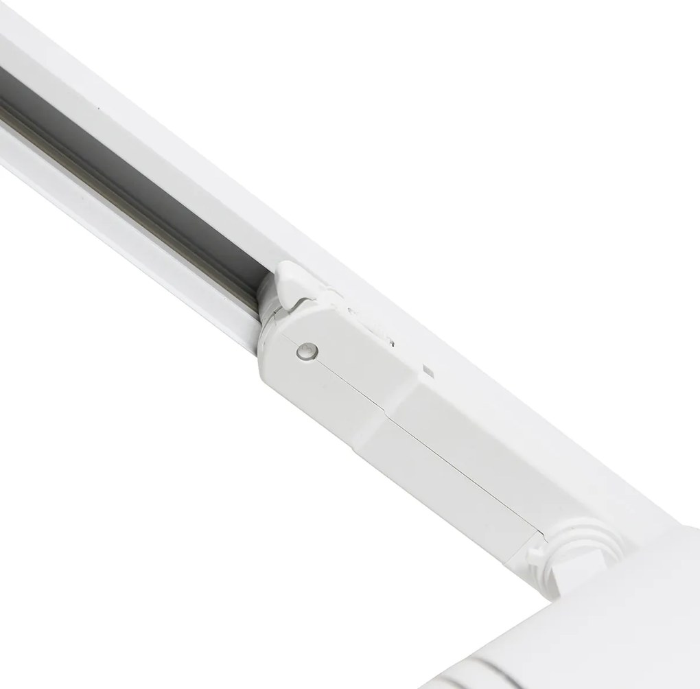 Nowoczesny system szynowy 3-fazowy biały z 4 reflektorami 3000-4000K - Ruler 38