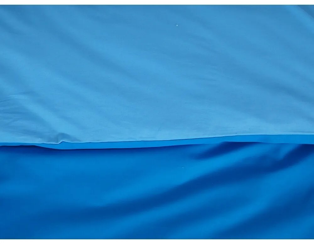 B.E.S. Petrovice Bawełniana pościel Double face kobalt/niebieska