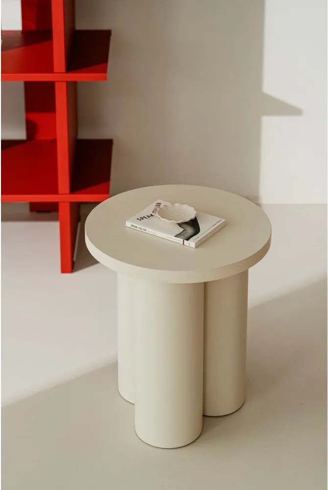 Beżowy stołek Oly – noo.ma