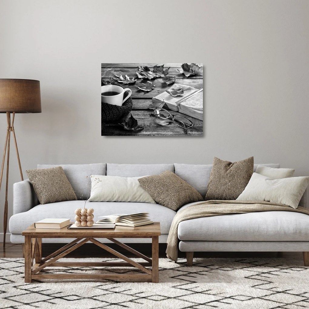 Obraz na szkle - Spokojny jesienny dzień (70x50 cm)