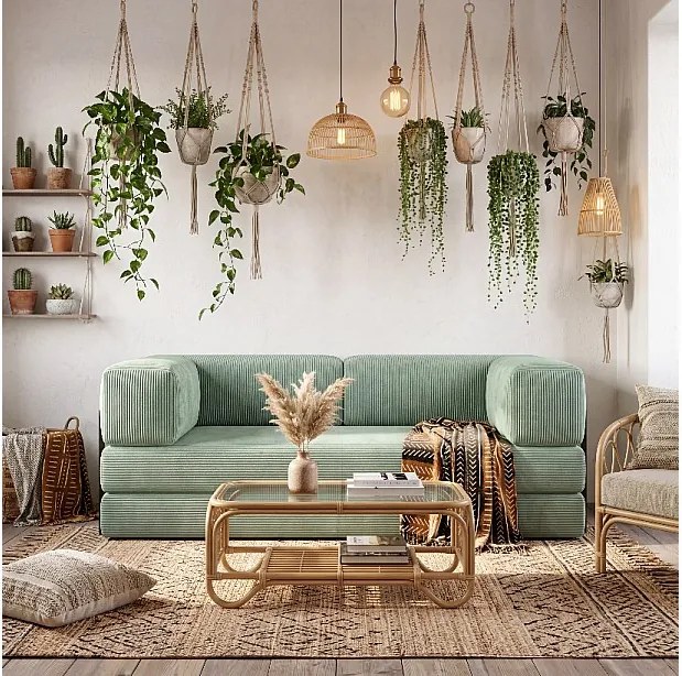 Sofa Edi, tkanina Poso, pistacjowy (47)
