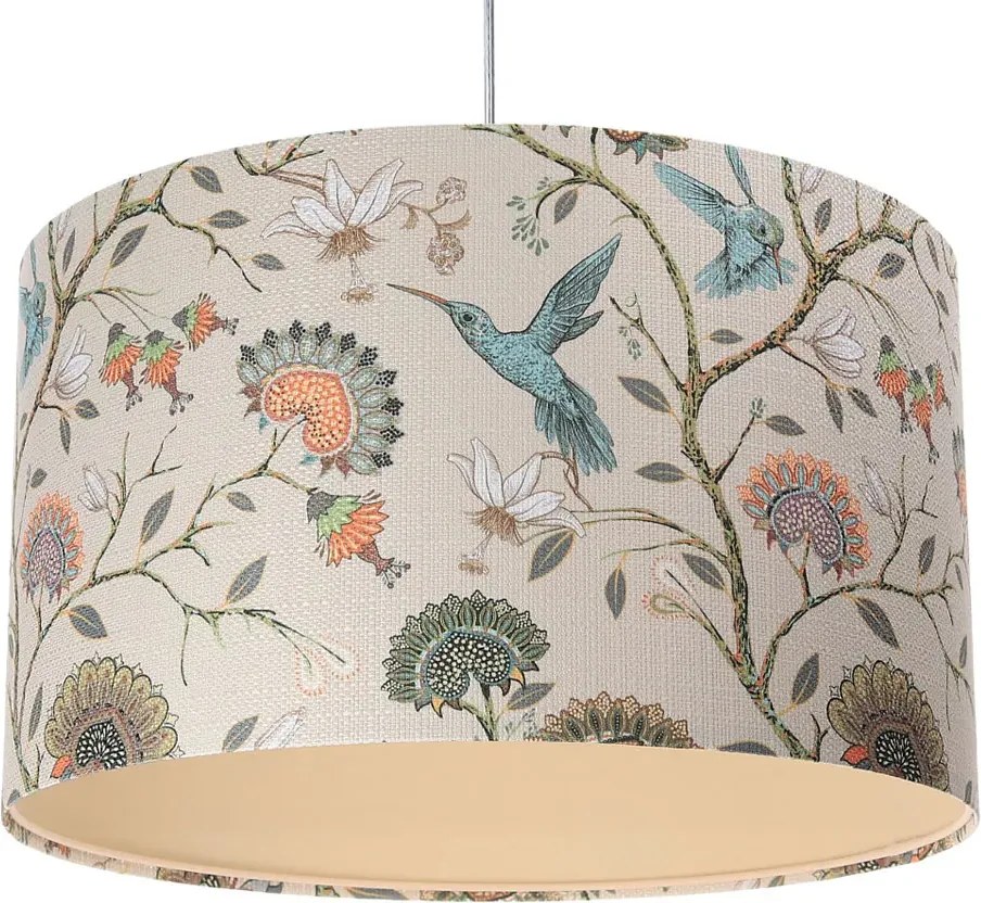 Kremowa lampa wisząca z dużym abażurem - 21X S385 G0-G56