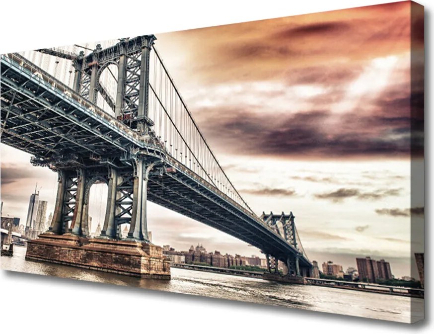 Obraz canvas Most nad Wielką Wodą