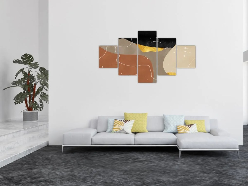 Obraz - Abstrakcja (125x70 cm)
