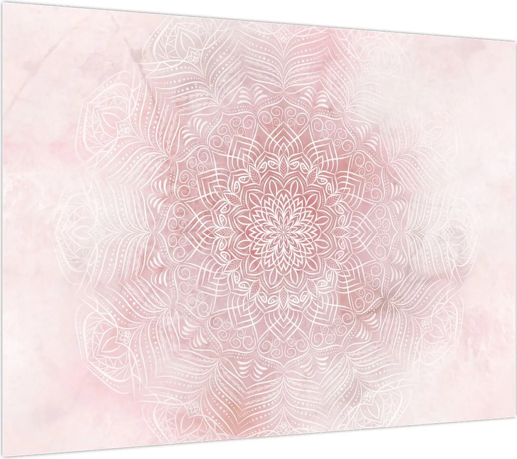 Obraz - Różowa mandala (70x50 cm)