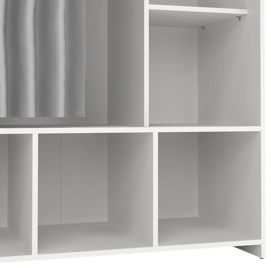 Biało-szara szafa 105x180 cm Kit – Tvilum