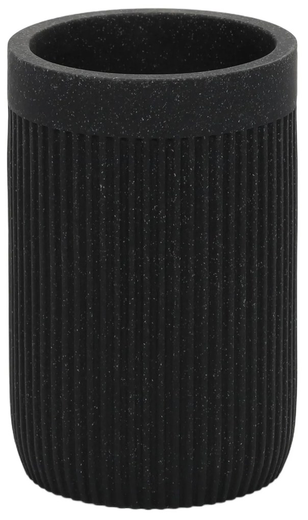 Pojemnik na szczoteczki do zębów, ONYX, łupek, Ø 7 cm