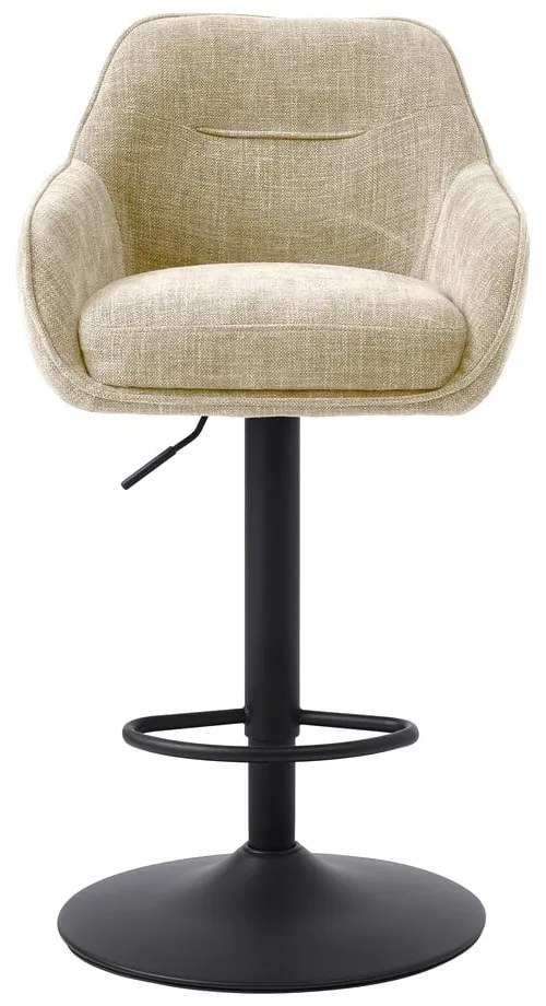 Kremowe hokery zestaw 2 szt. (wysokość siedziska 69 cm) Avola – Unique Furniture
