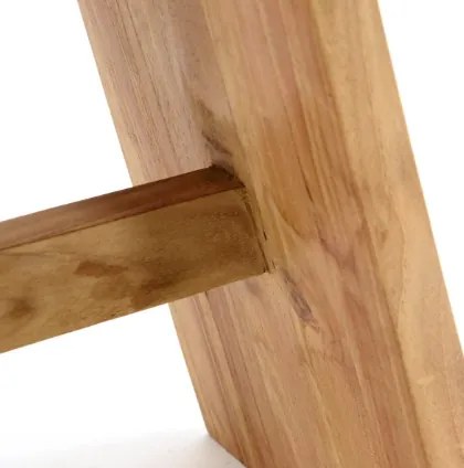 Taboret z drewna tekowego DIVERO