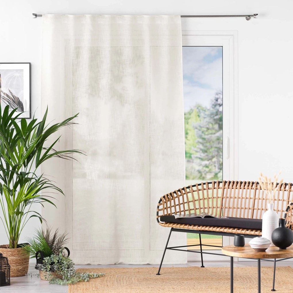 Firanka z ukrytymi szelkami HALTONA, 140 x 240 cm