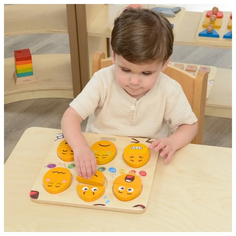 Masterkidz tablica do nauki emocji drewniane jajka jaki humor? montessori