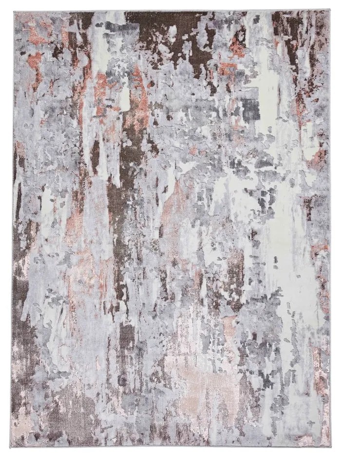 Szaro-różowy dywan Think Rugs Apollo, 160x220 cm
