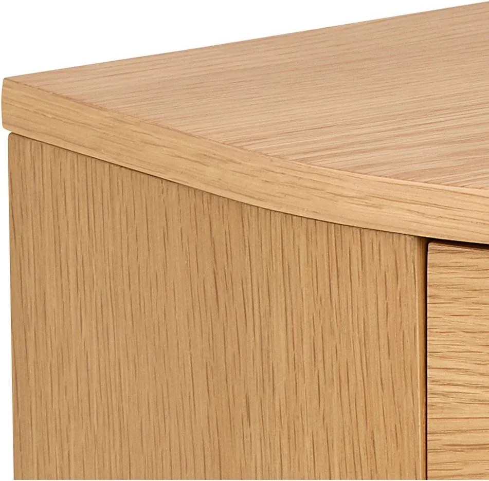 Szafka nocna w dekorze dębu w jasnym naturalnym kolorze Paron – Actona