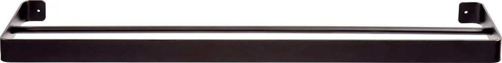 Wieszak ścienny na ręczniki HANDY 60x12,5 cm, czarny